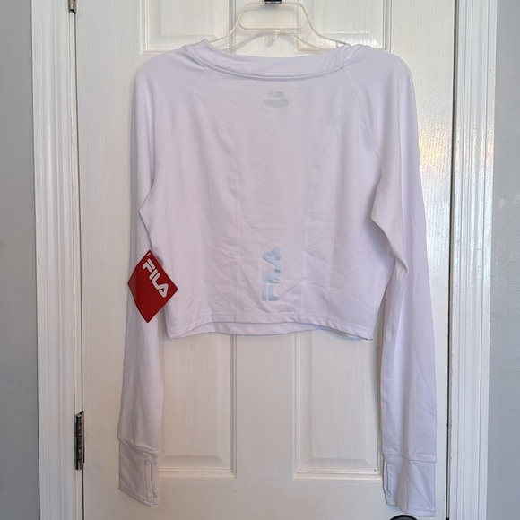 Fila cali cropped crew moisture management top NWT XL - Picture 2 of 9
